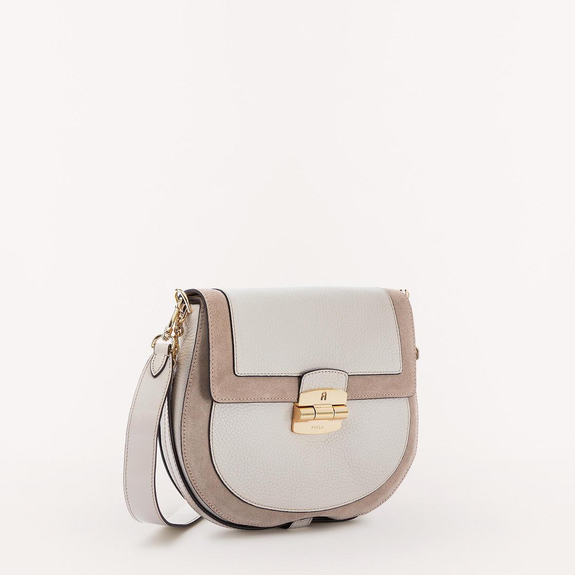 Furla Club 2 Vesker Oslo - Crossbody Dame Beige DQO015783